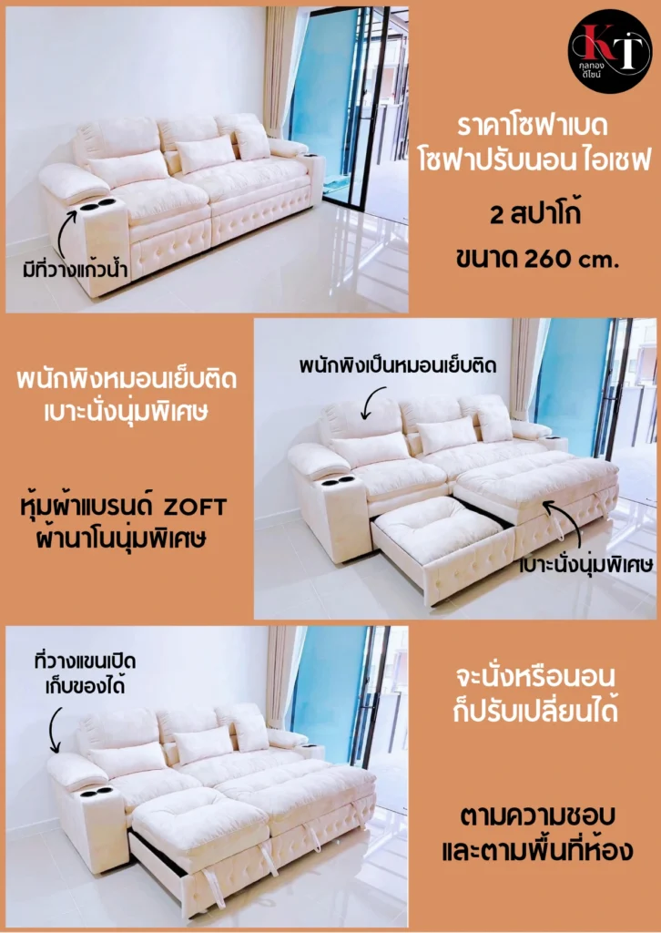 โซฟารับแขก โซฟาโมเดริ์น โซฟาสวยๆ
